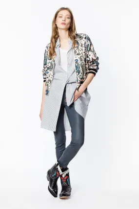 Zadig & Voltaire - Billy Reversible Bomber Jacket in Paisley Corolle