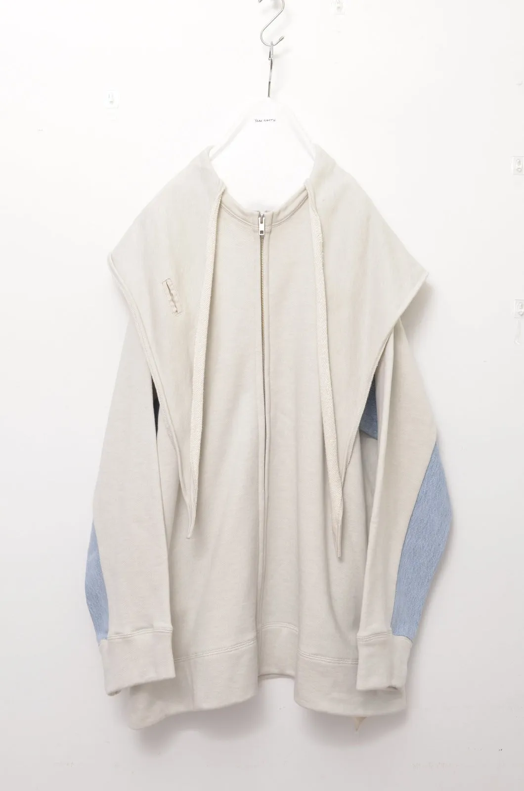 △ SHAWL ZIP-UP PARKA/GRY/01