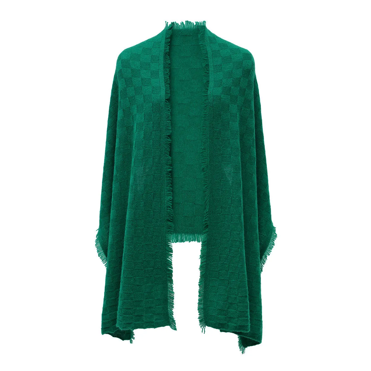 100% Cashmere Fringe Solid Color Shawls