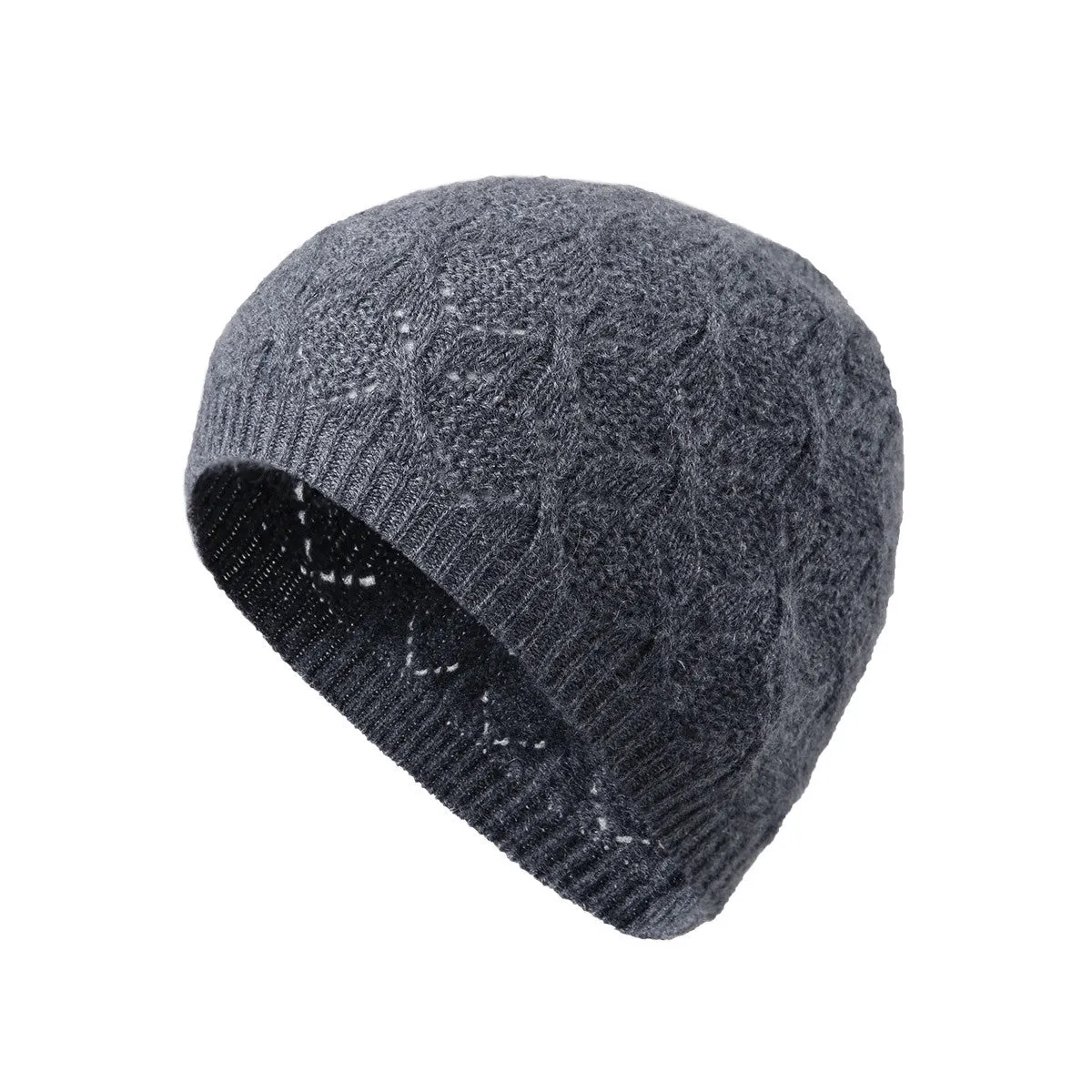 100% Cashmere Luxurious Knit Beanie