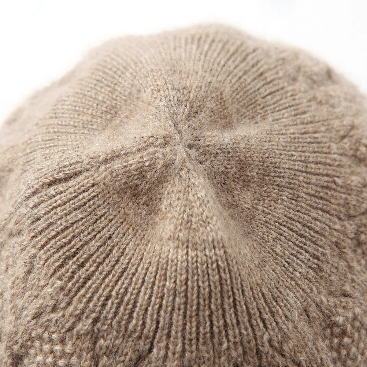 100% Cashmere Luxurious Knit Beanie