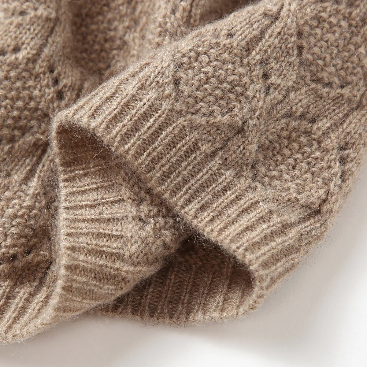 100% Cashmere Luxurious Knit Beanie