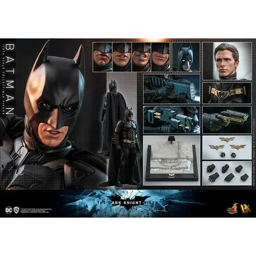 1:6 DC Batman : The Dark Knight Rises - Batman Christian Bale Figure DX19 Hot Toys