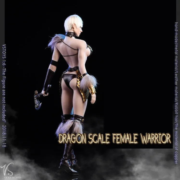 1:6 Dragon Scale Female Warrior Custom Figure Suit Set (Outfit Only)