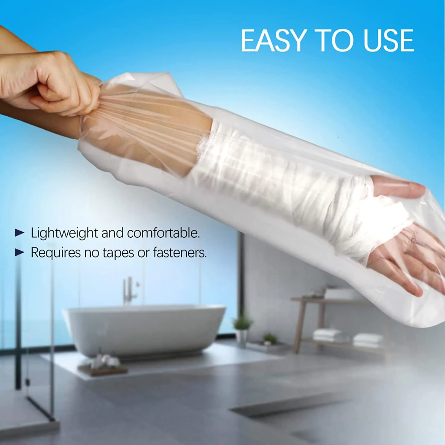 2Pack Waterproof Arm Cast Shower Cover