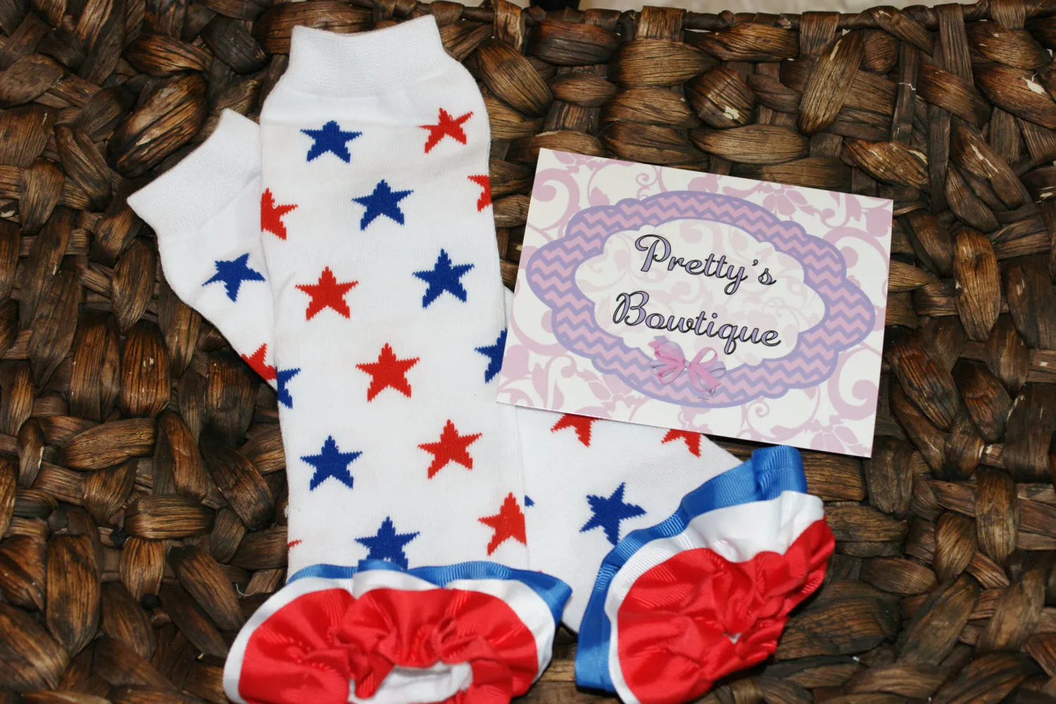 4th of July Stars America Fourth of July Leg Warmers-Baby leg warmers/Photo Prop STARS red white***SALE****