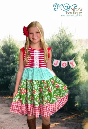 A whimsical Christmas dress