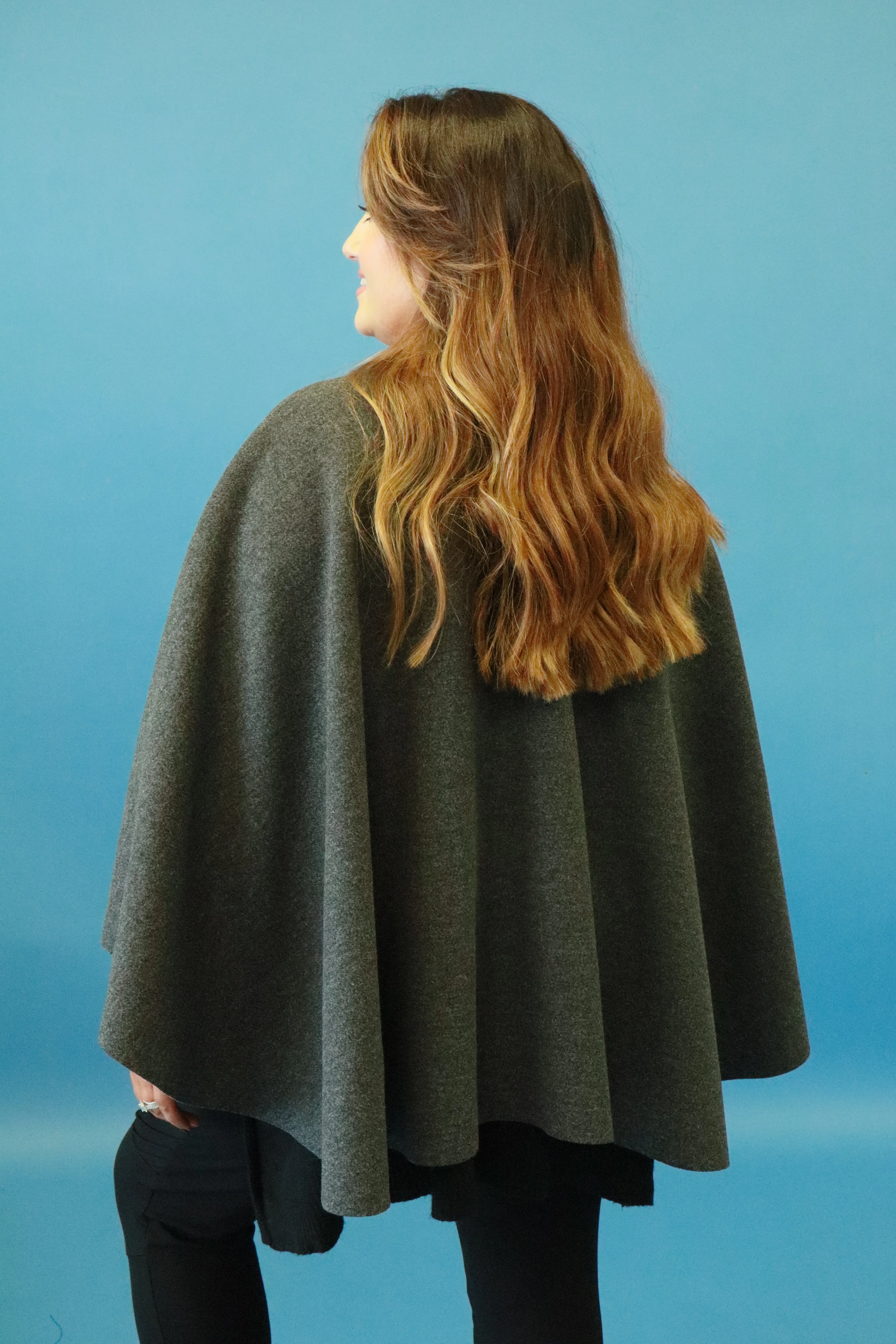 Ally Cape in Grey