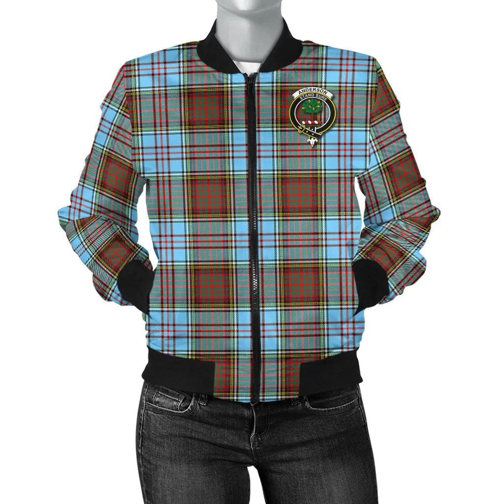 Anderson Ancient Tartan Bomber Jacket with Family Crest