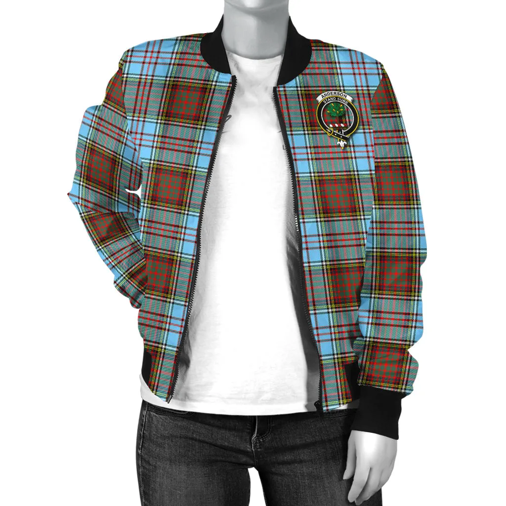 Anderson Ancient Tartan Bomber Jacket with Family Crest