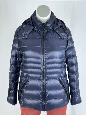 Andrew Marc Size XL (16) Navy Blue Down Coat