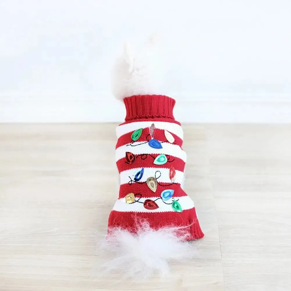 Anniepaw Winter Warm Dog Sweater Soft Woolly Coat for Small Dogs Chihuahua Puppy Cat Vest Jacket