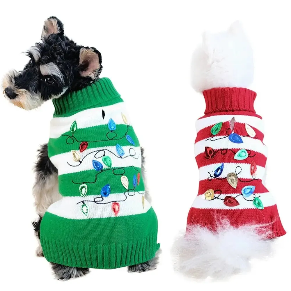 Anniepaw Winter Warm Dog Sweater Soft Woolly Coat for Small Dogs Chihuahua Puppy Cat Vest Jacket