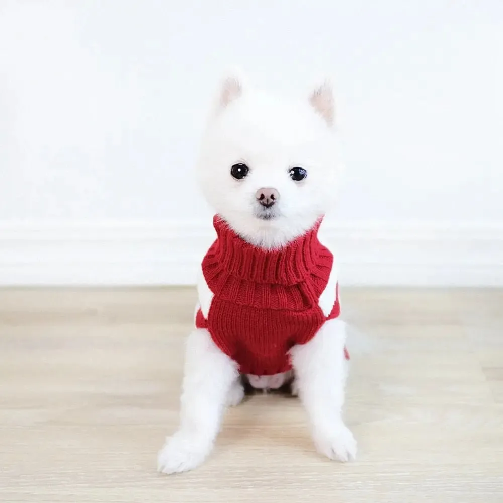 Anniepaw Winter Warm Dog Sweater Soft Woolly Coat for Small Dogs Chihuahua Puppy Cat Vest Jacket