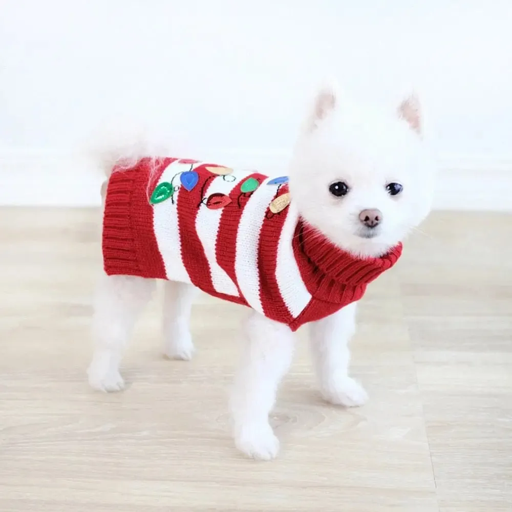 Anniepaw Winter Warm Dog Sweater Soft Woolly Coat for Small Dogs Chihuahua Puppy Cat Vest Jacket