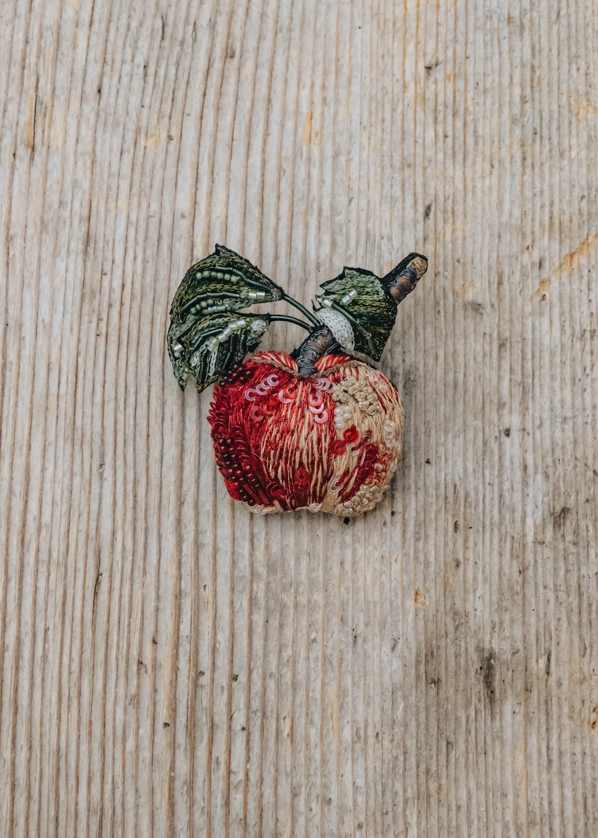 Apple Brooch