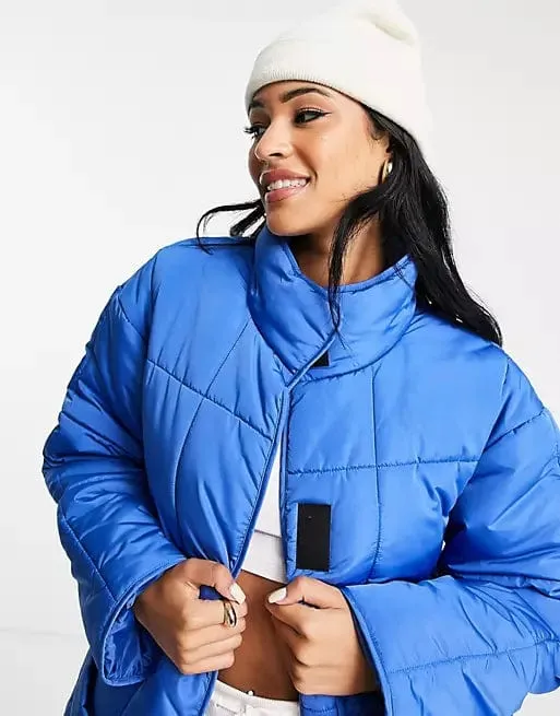 ASOS -  Tall Quilted Longline Puffer Jacket