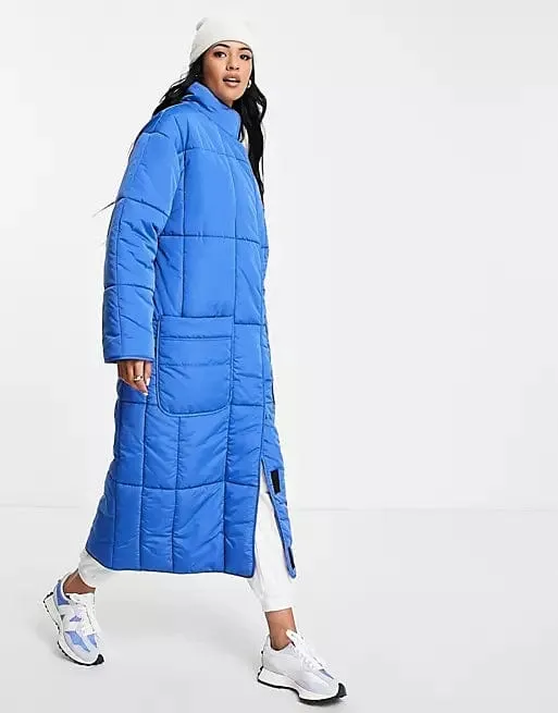 ASOS -  Tall Quilted Longline Puffer Jacket