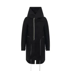 Bahaus Fishtail Padded Parka in Black