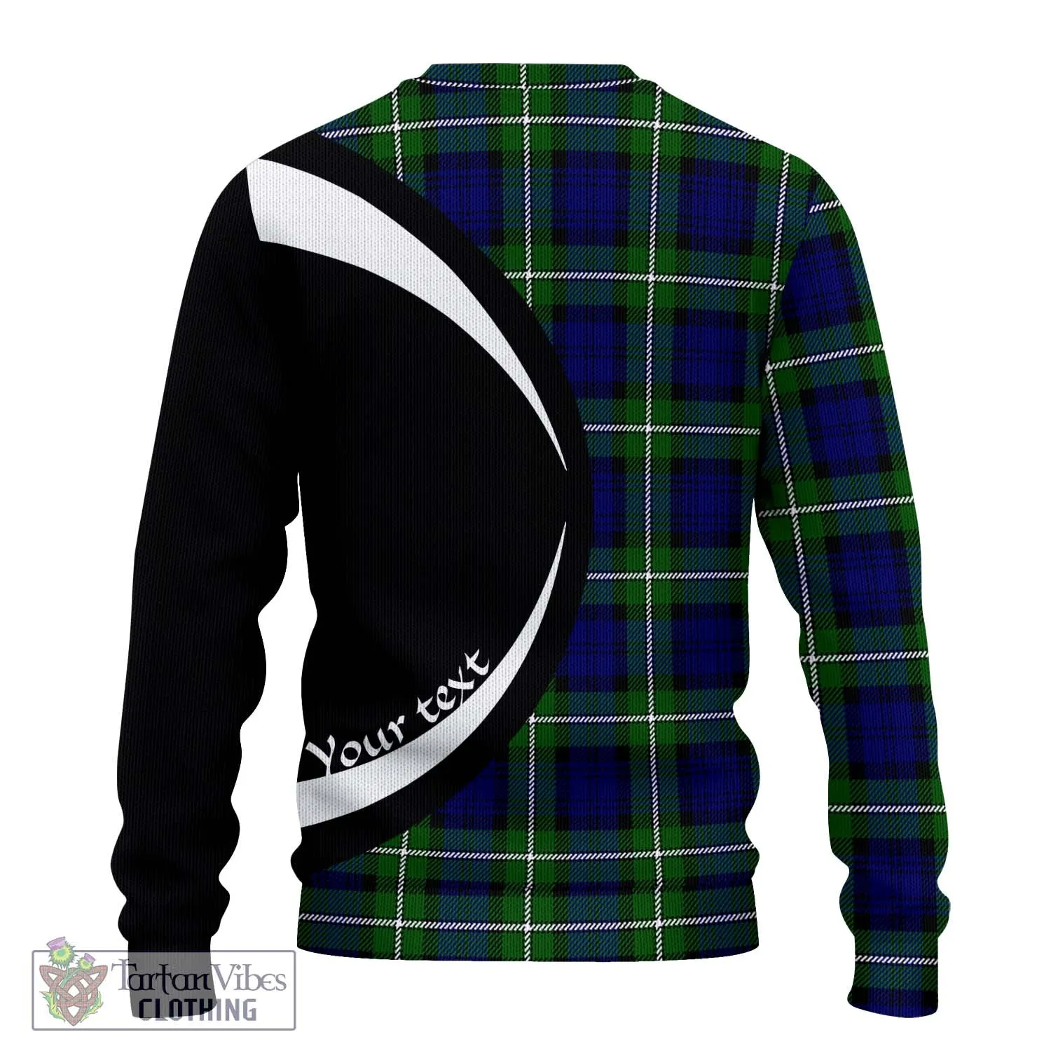 Bannerman Tartan Ugly Sweater with Family Crest Circle Style