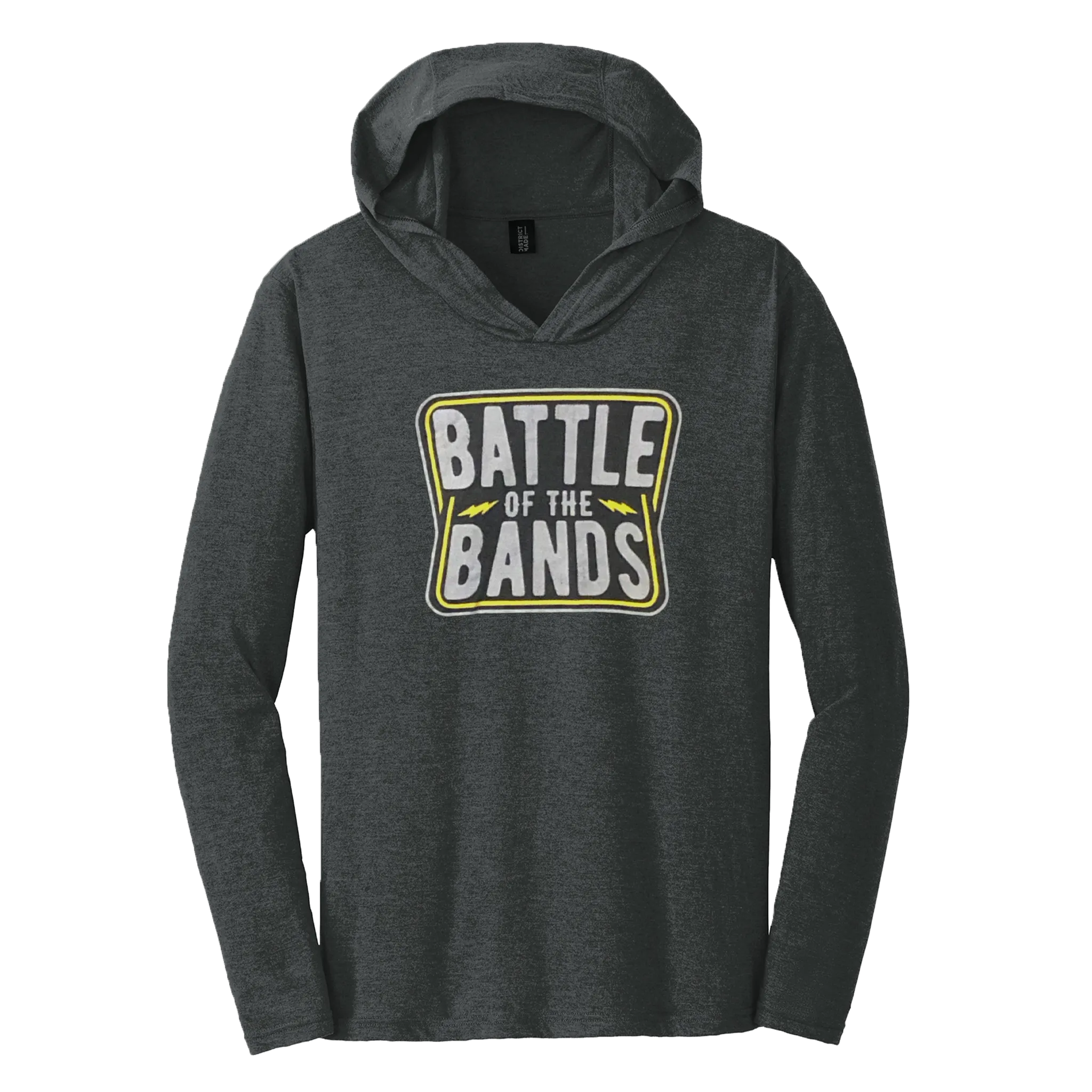 Battle of the Bands Lineup Long Sleeved T-Shirt w/ Hood - Black