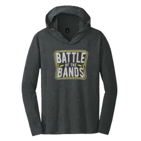 Battle of the Bands Lineup Long Sleeved T-Shirt w/ Hood - Black