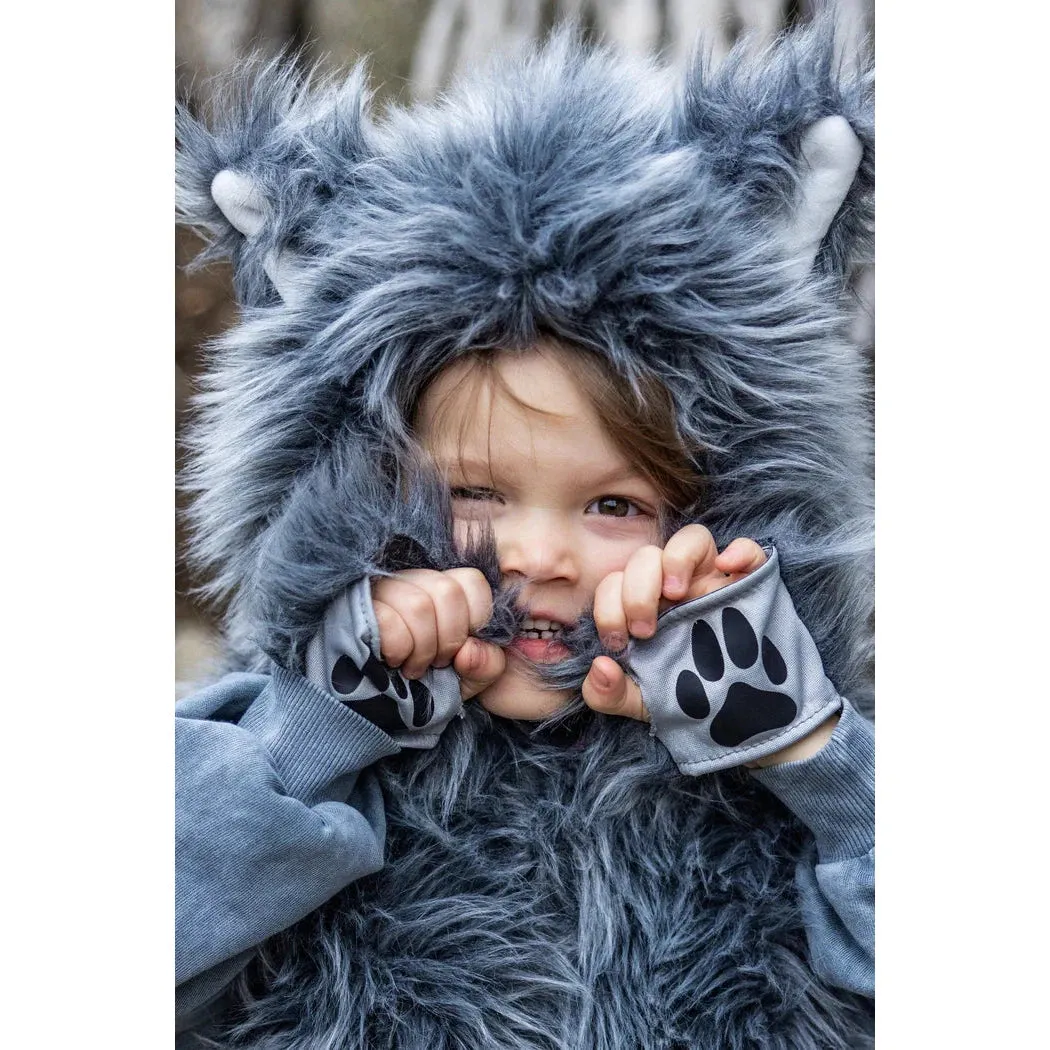 big bad wolf vest with gloves size 3-4