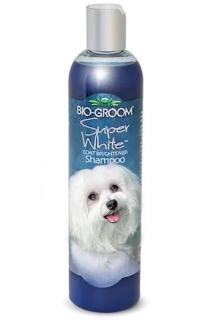 Bio Groom Super White Coat Brightener Shampoo, 12- Oz Bottle