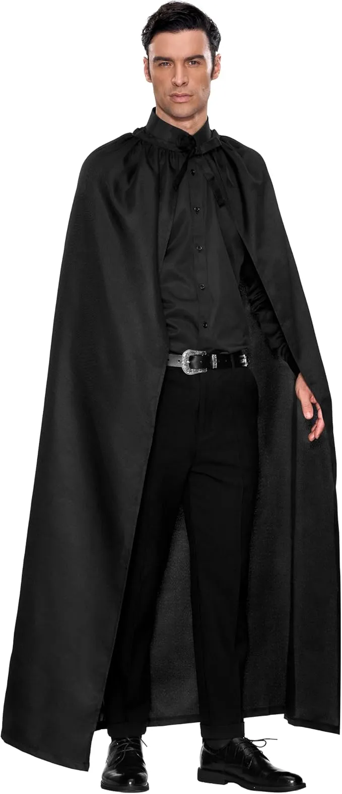 Black Cape Adult, Halloween Costume Men Cosplay