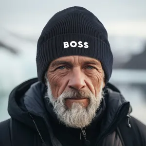 BOSS Asic Beanie X in Dark Blue