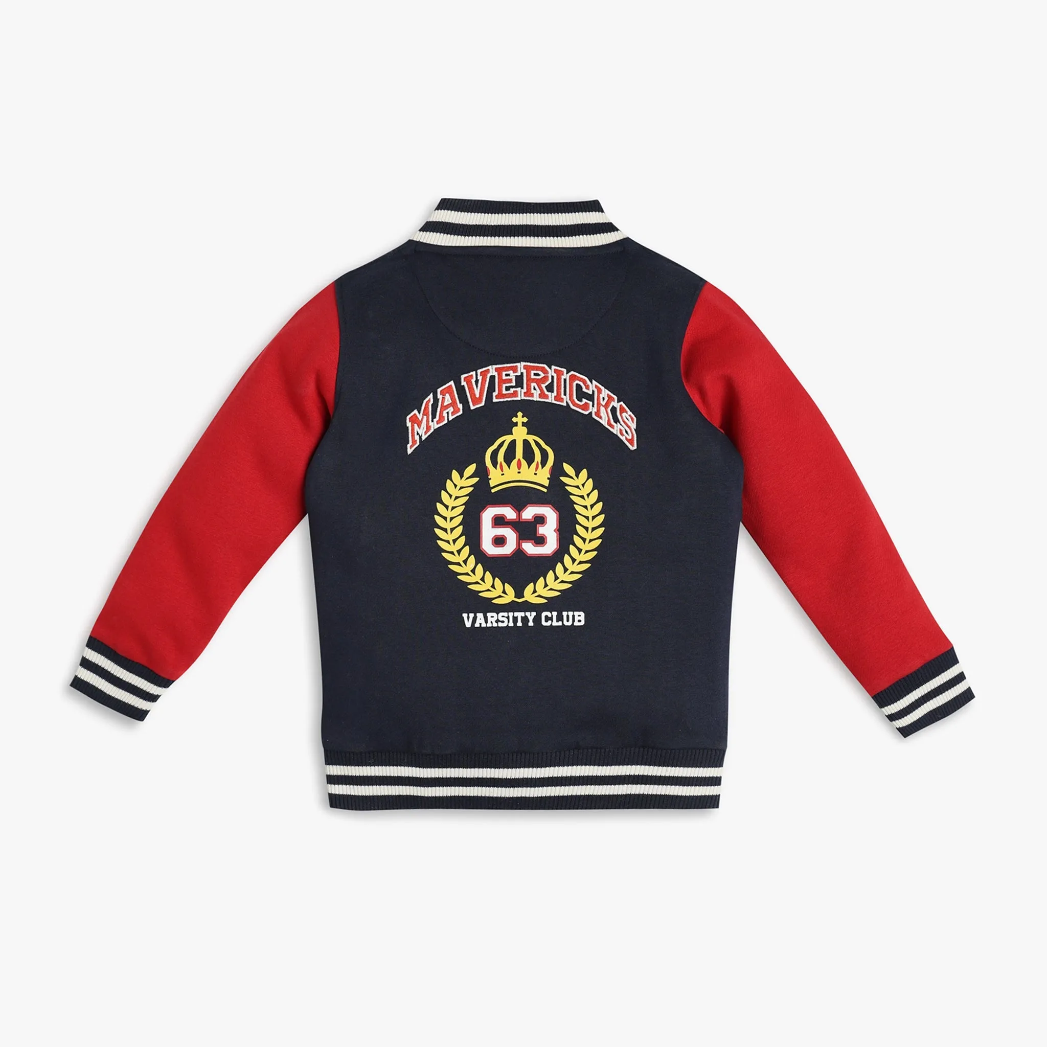 Boys Regular Fit Graphic Jacket