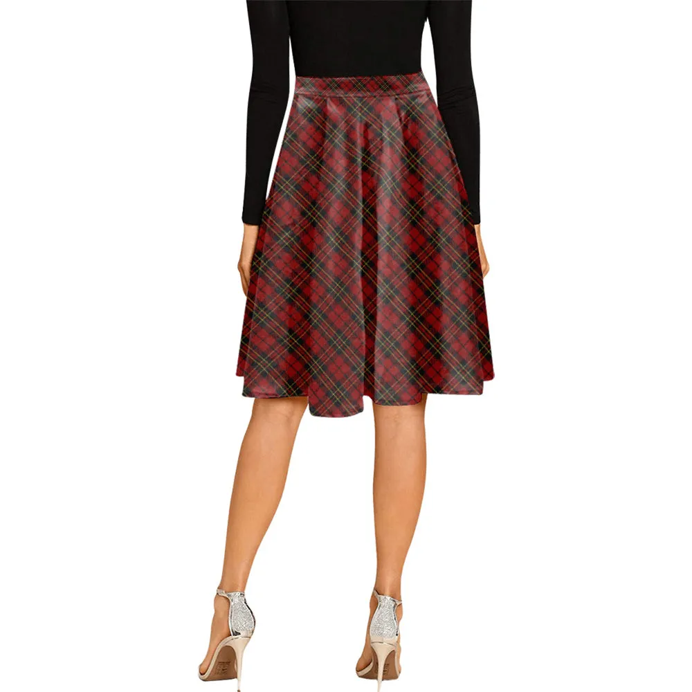 Brodie Tartan Melete Pleated Midi Skirt