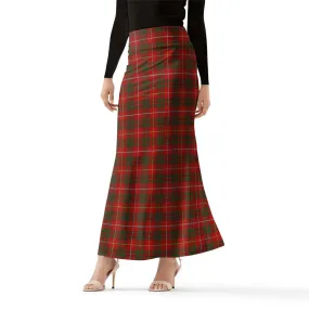 Bruce Tartan Womens Full Length Skirt