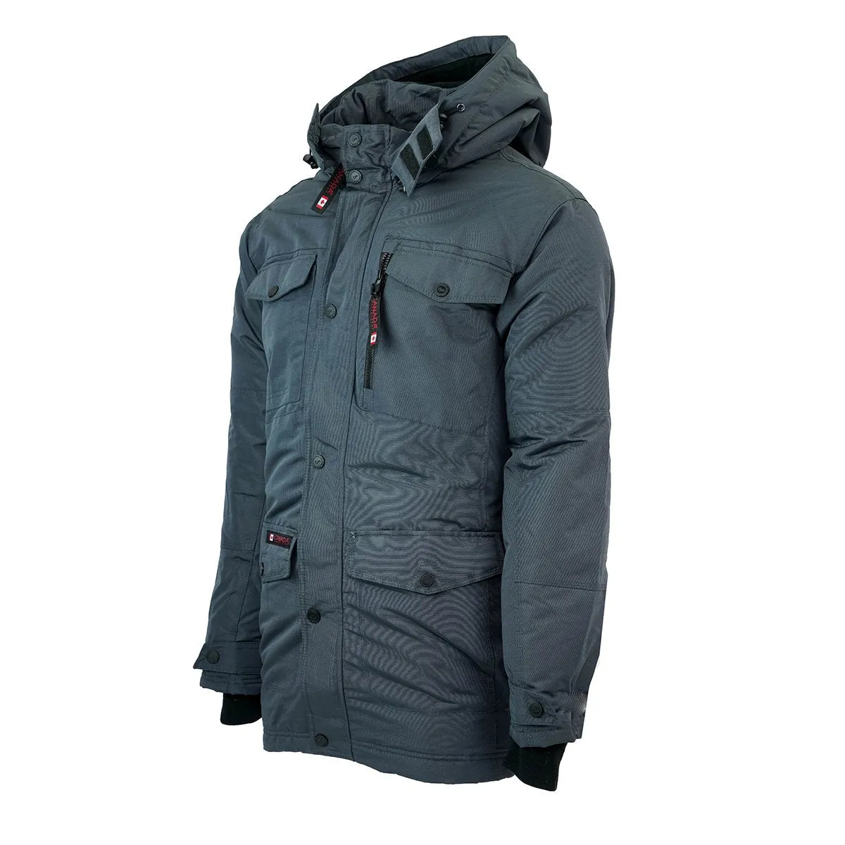 Canada Weather Gear Men's Hooded Parka Jacket