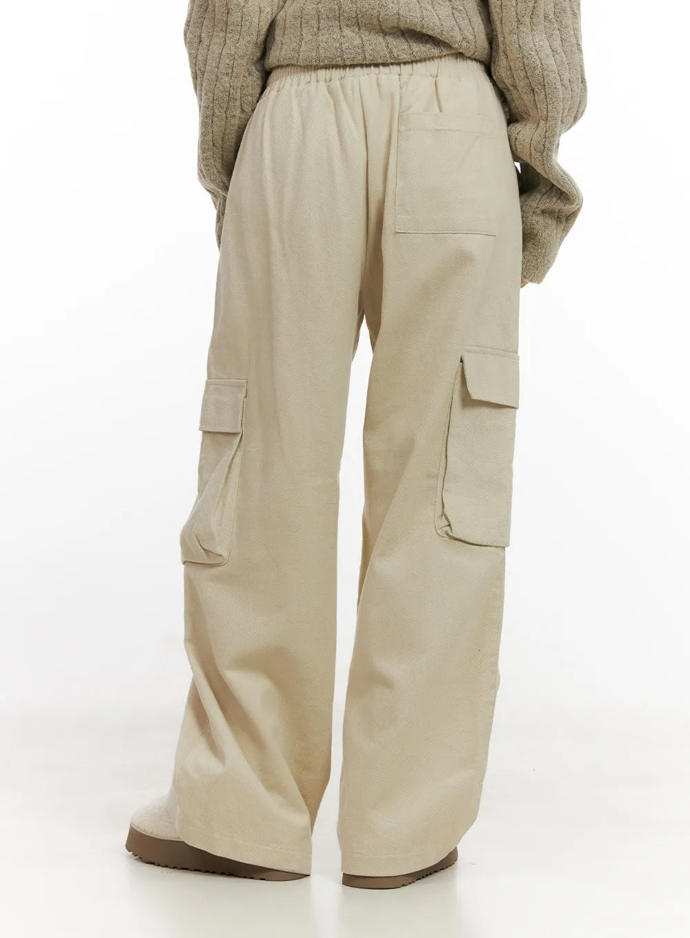 Cargo Wide-Leg Trousers CN416