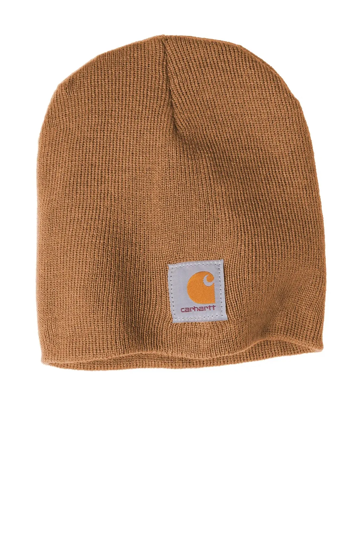 Carhartt Knit Branded Hats, Carhartt Brown