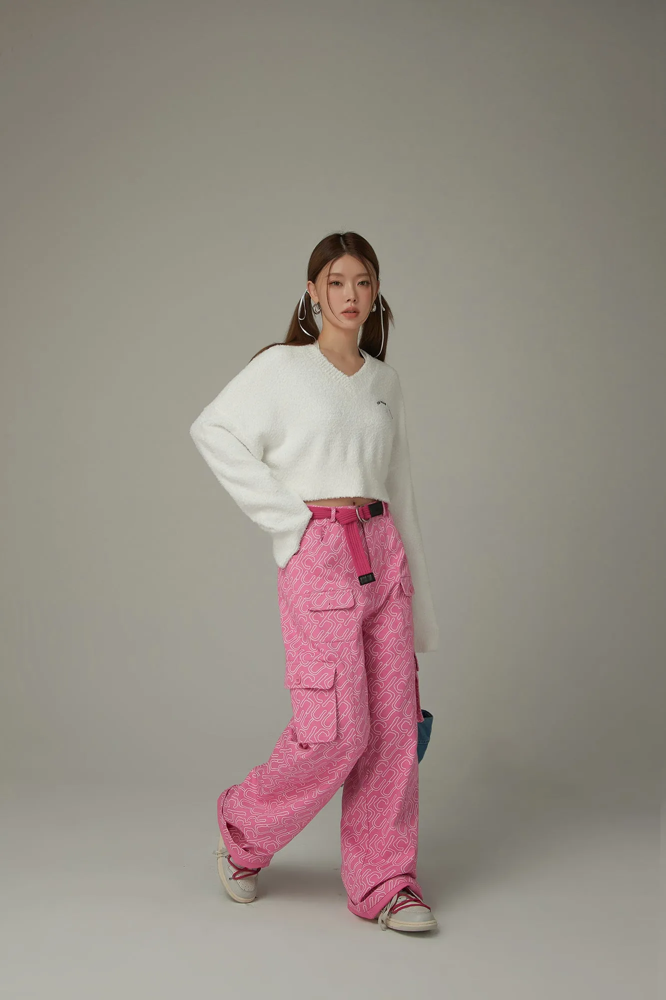 Cherry Crop Knit Sweater