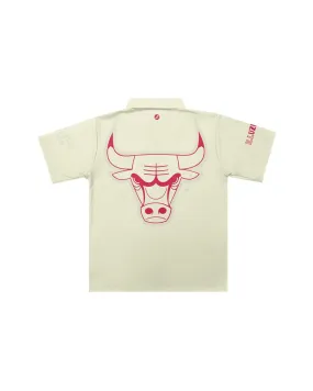 Chicago Bulls Tonal Cream Traditional Barber Jacket