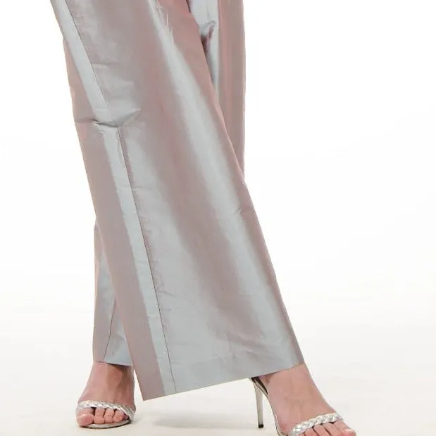 CLASSIC COLORS TAFFETA FAUX WRAP MIDI SKIRT