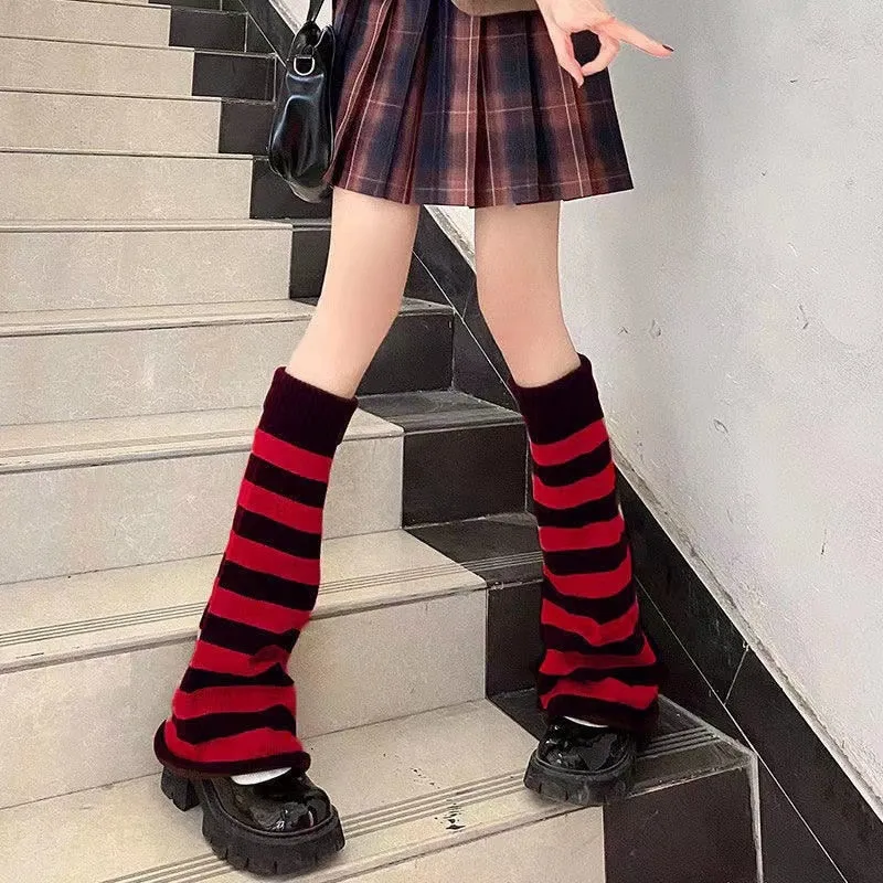 Classic Striped Leg Warmers