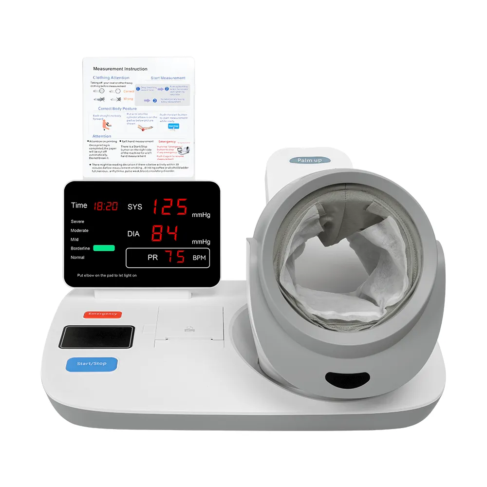 Clinical Arm Barrel Automatic Blood Pressure Monitor