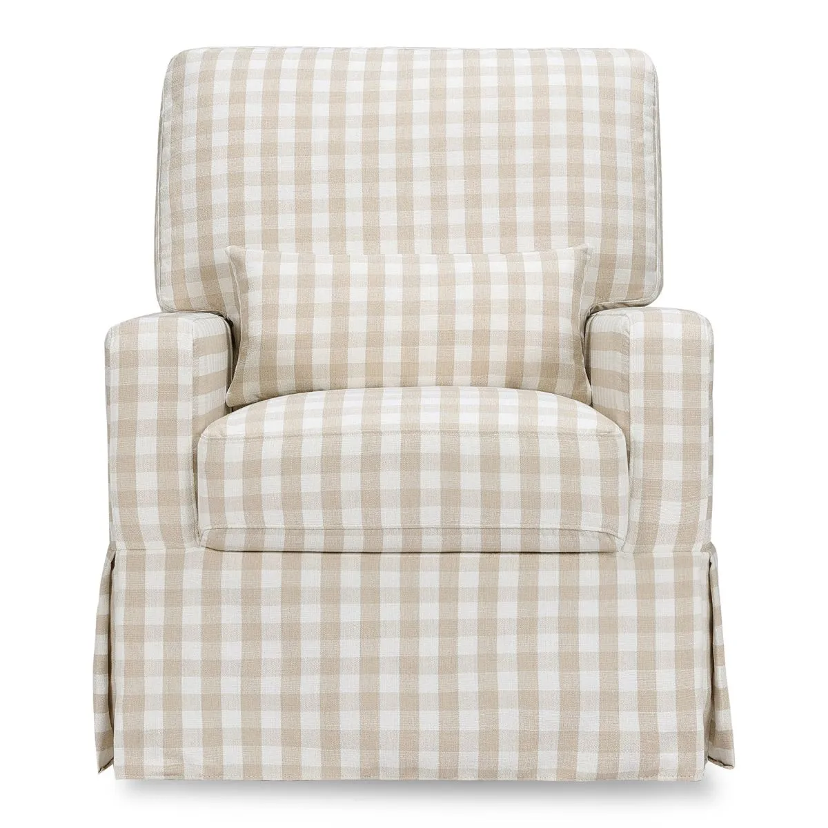 Crawford Pillowback Comfort Swivel Glider