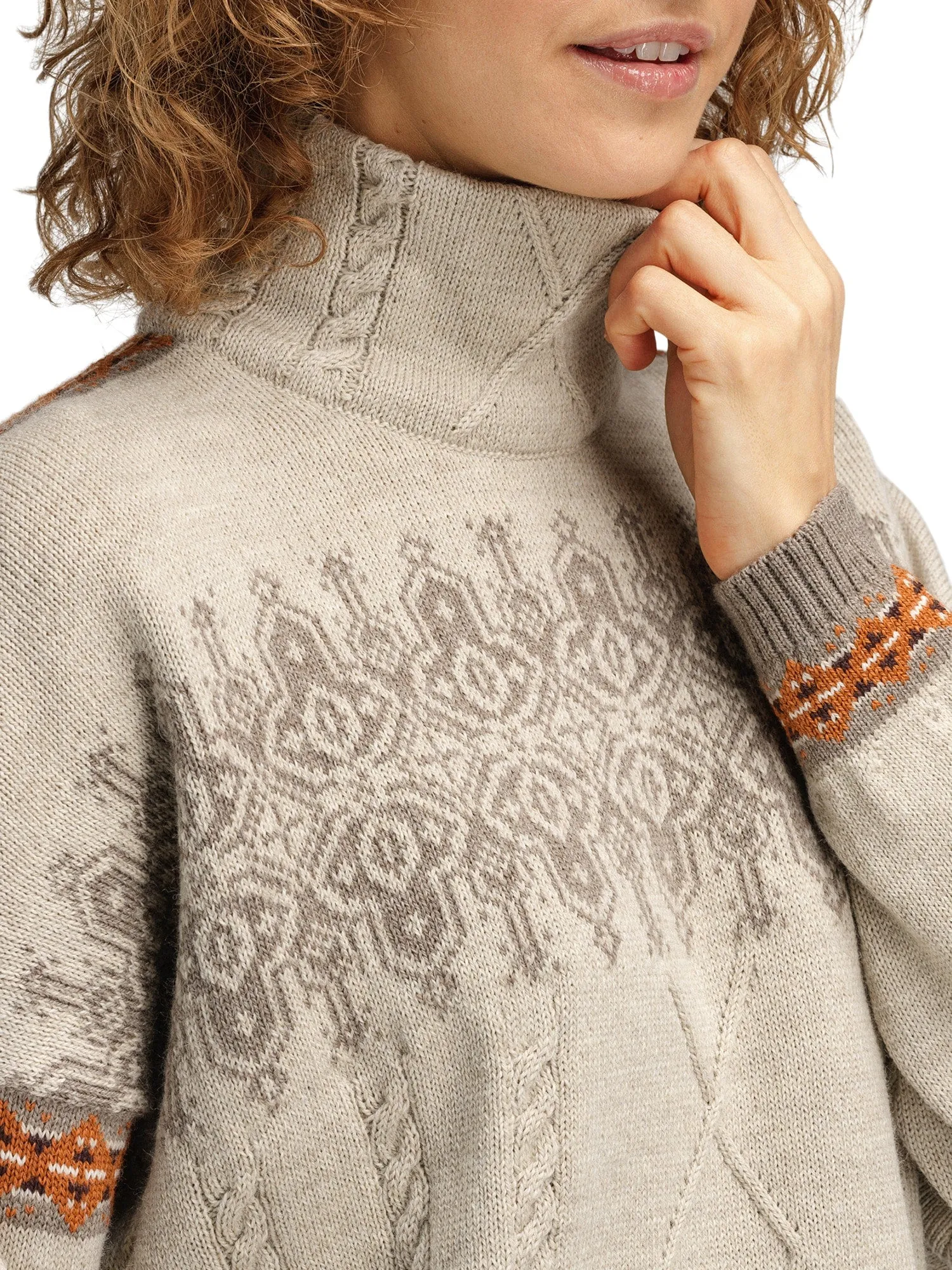 Dale of Norway | Aspoy Sweater | Women's | Sand/Copper/Mountainstone