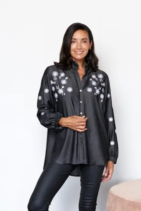 Daphne Embroidered Collared Shirt