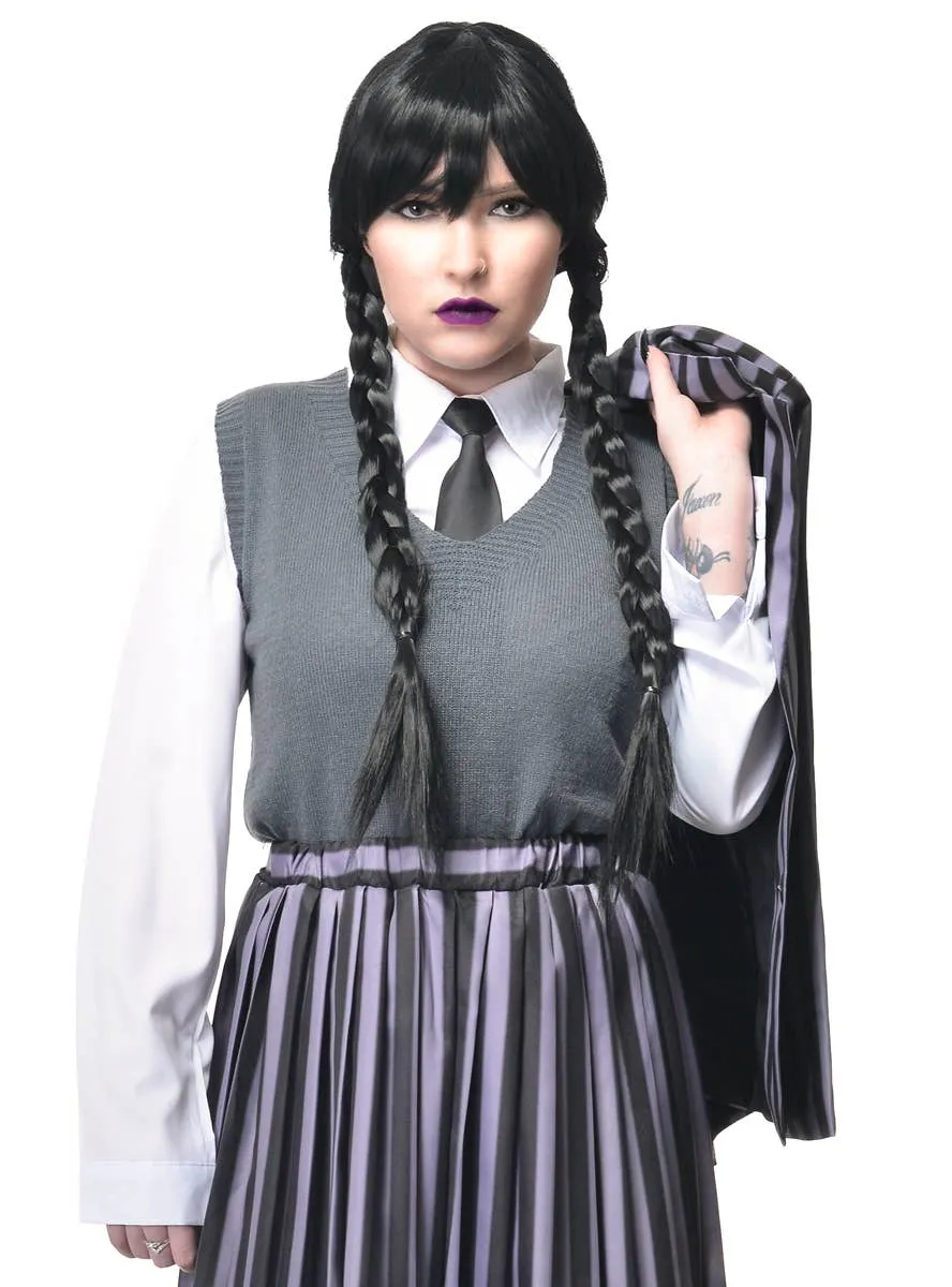 Deluxe Nevermore Wednesday Addams Womens Costume