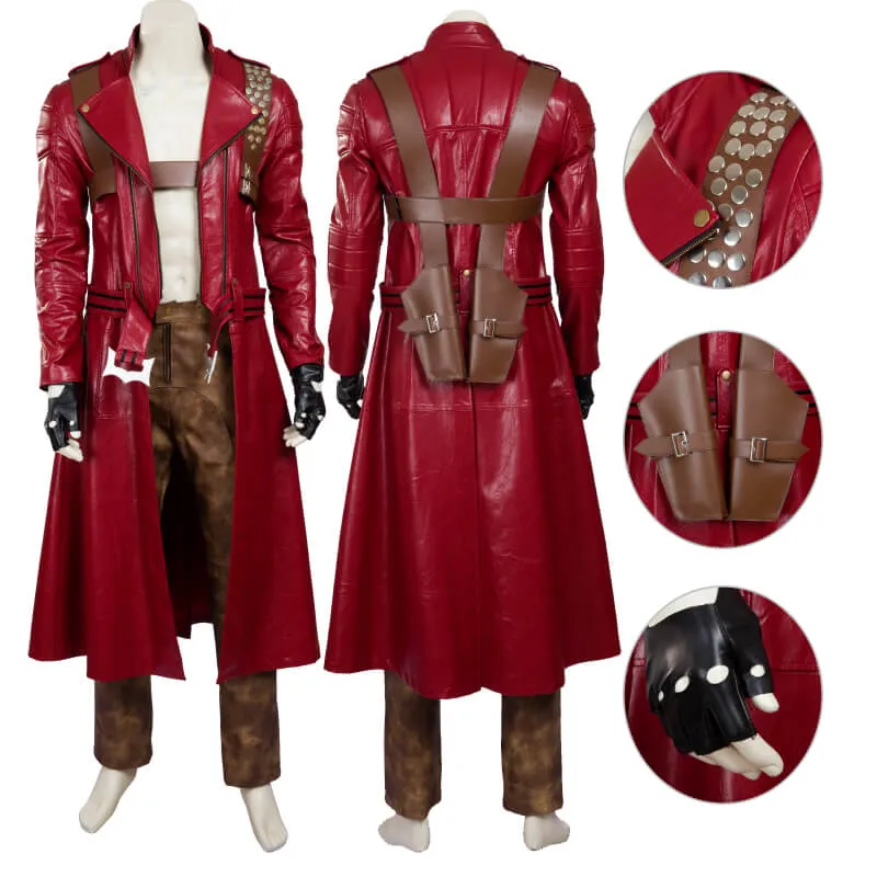 DMC 5 Dante Jacket Devil May Cry 5 Dante Cosplay Halloween Outfit Becostume