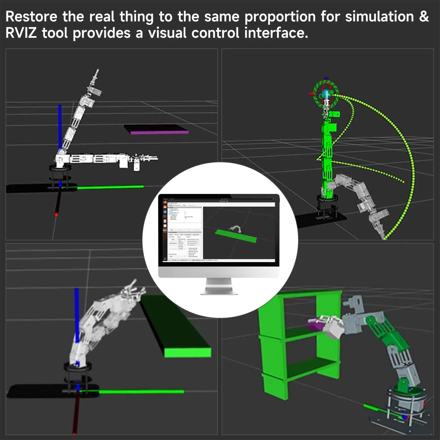 DOFBOT SE AI Vision Robotic Arm with ROS Python Programming (Virtual Machine Version)