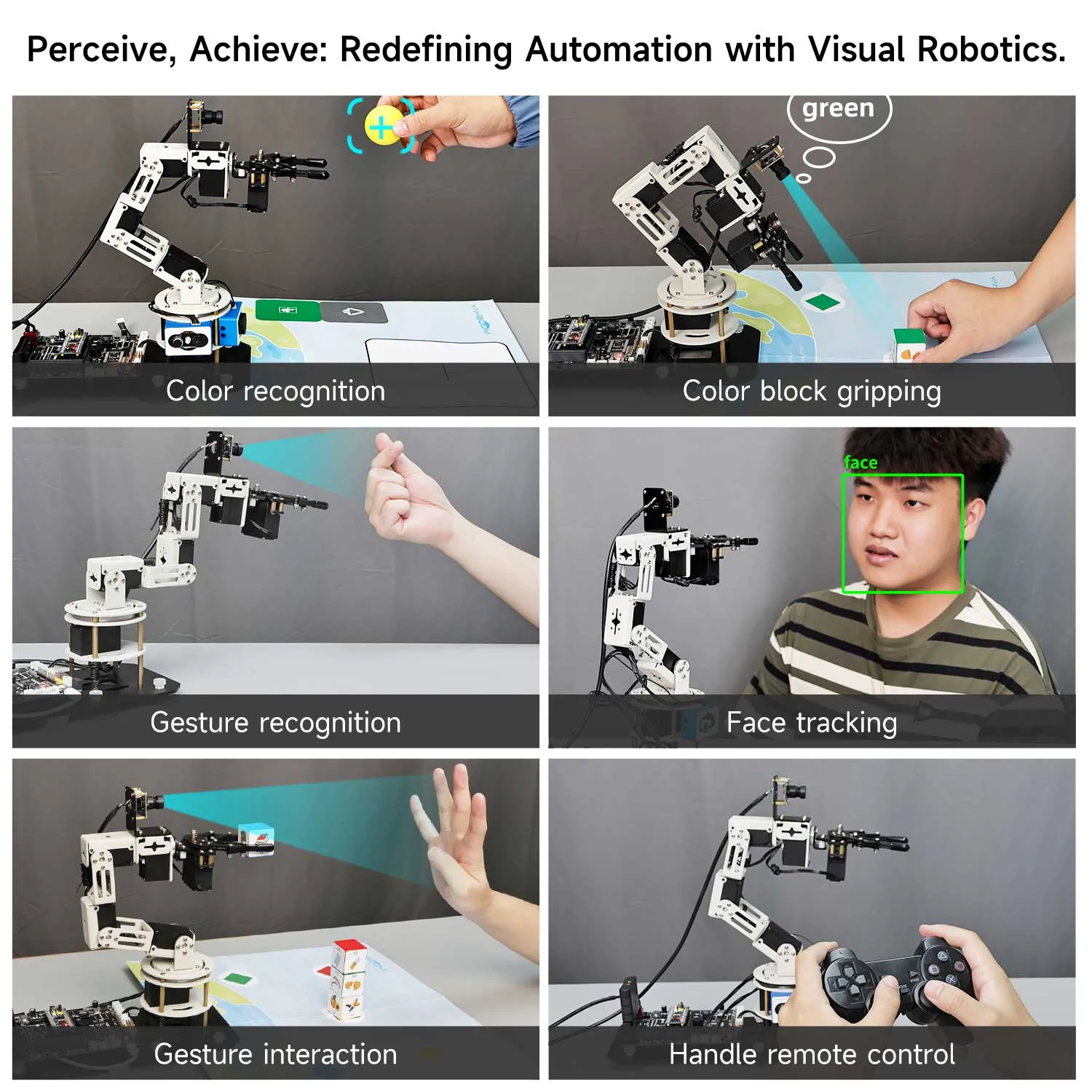 DOFBOT SE AI Vision Robotic Arm with ROS Python Programming (Virtual Machine Version)