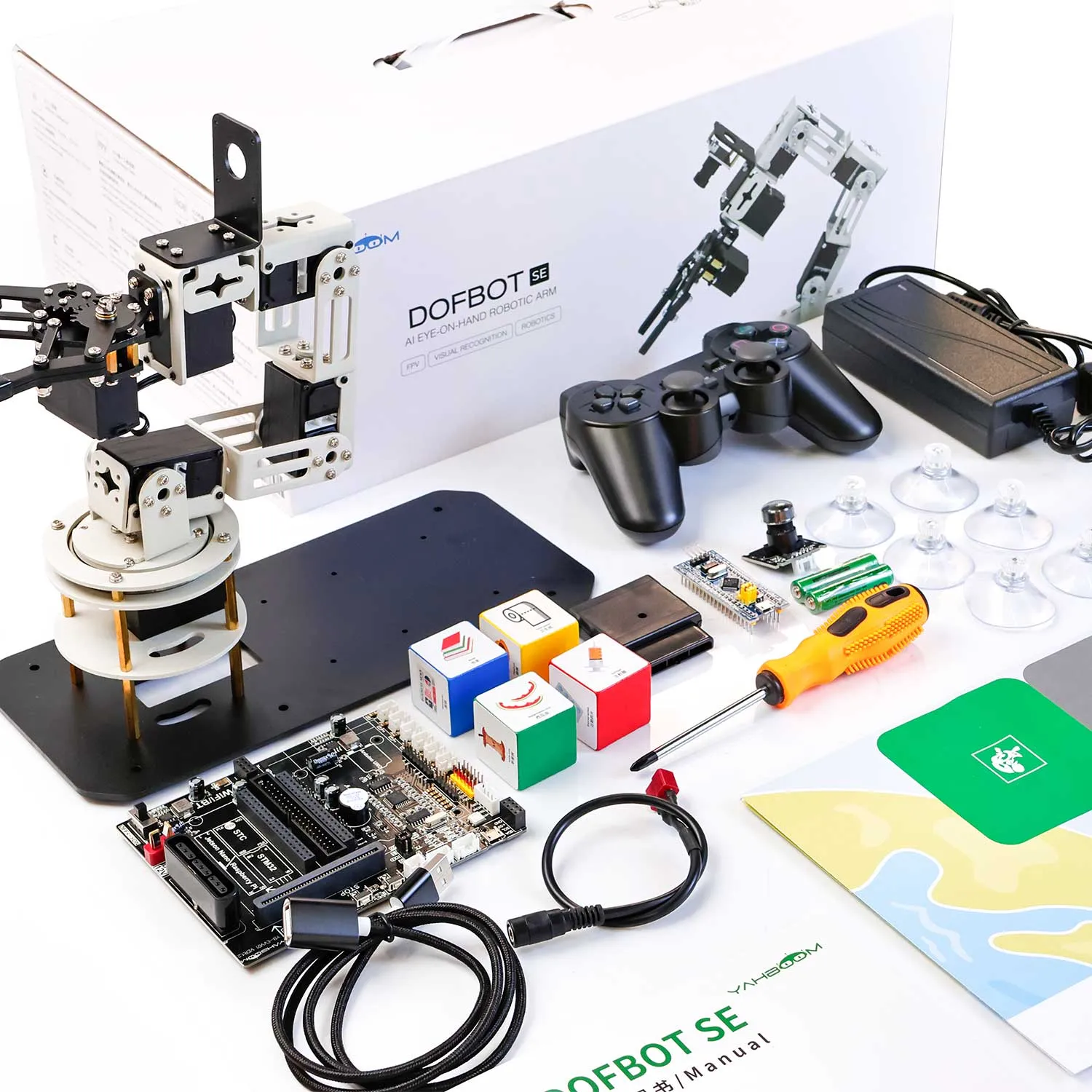 DOFBOT SE AI Vision Robotic Arm with ROS Python Programming (Virtual Machine Version)