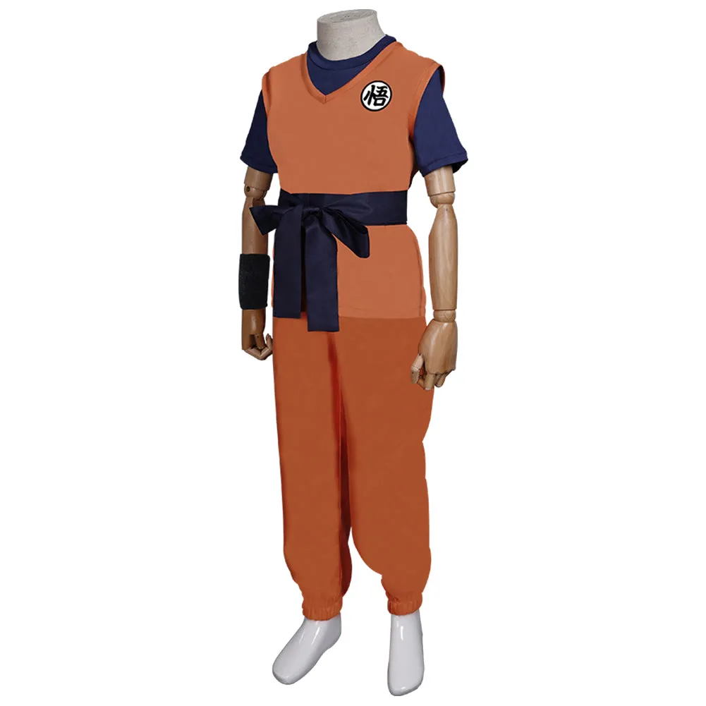 Dragon Ball Son Goku Kids Children Outfits Halloween Carnival Suit Cosplay Costume